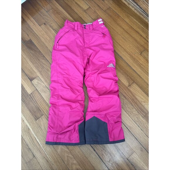 The North Face Hyvent Insulated Snow Pants Girls Pink Size10/12(M) - Picture 2 of 6